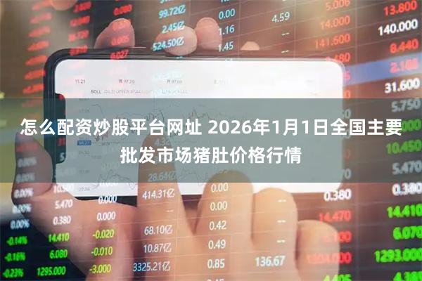 怎么配资炒股平台网址 2026年1月1日全国主要批发市场猪肚价格行情